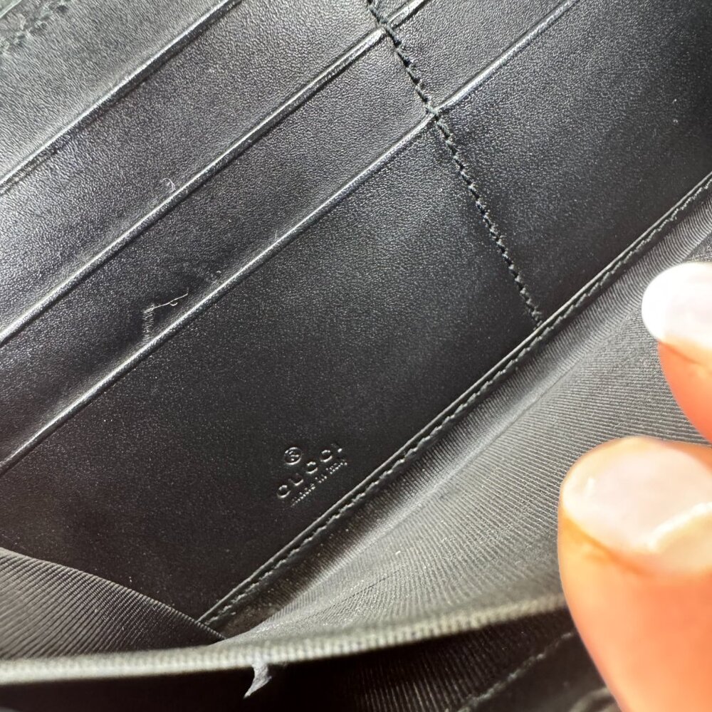 Gucci GG Supreme Tiger Zippy Wallet - Picture 9 of 10